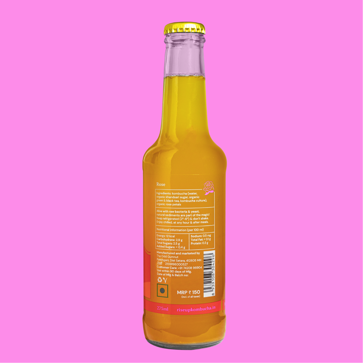 Rose Kombucha