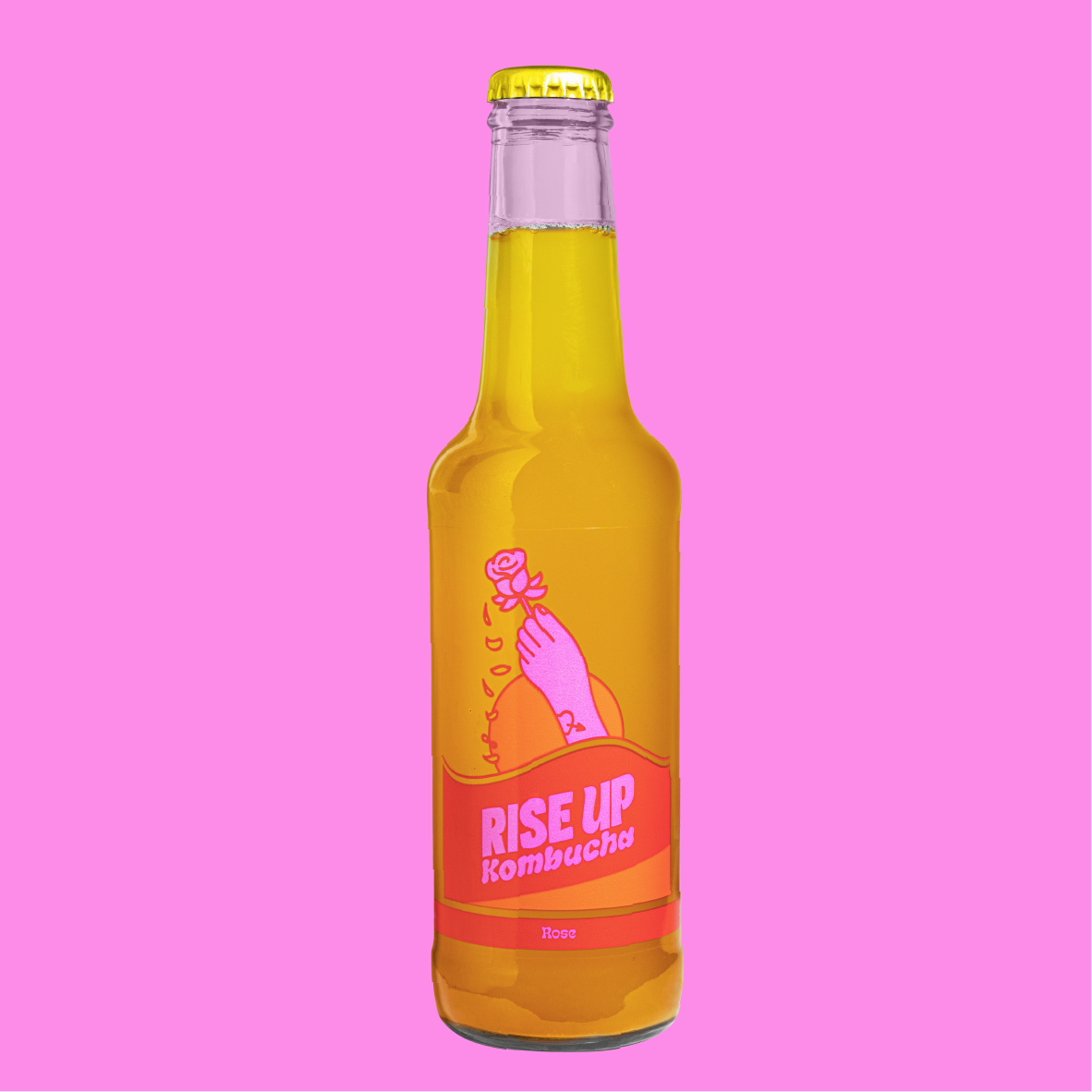 Rose Kombucha