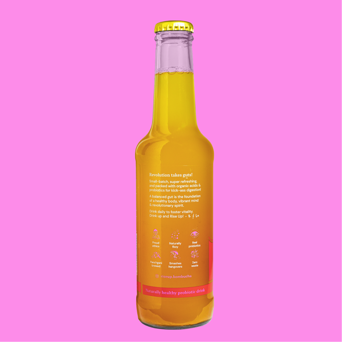 Rose Kombucha